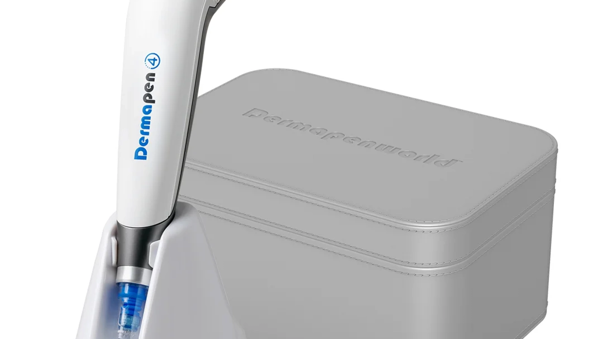 Dermapen 4 mikroiğneleme cihazı, standı ve taşıma çantası