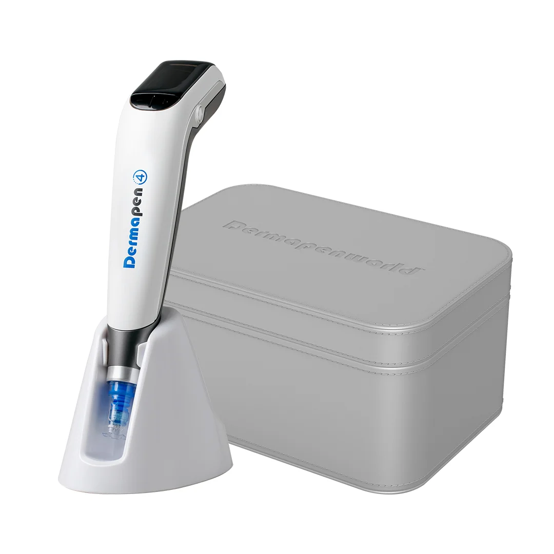 Dermapen 4 mikroiğneleme cihazı, standı ve taşıma çantası